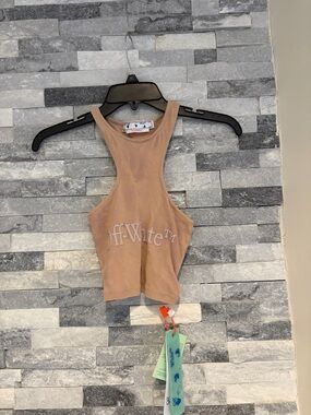 Off-white women’s logo tank new with tags